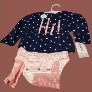 Carter's Girls 3 pc pajamas